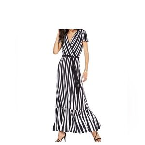 INC International Concepts Zebra Stripe Maxi Dress